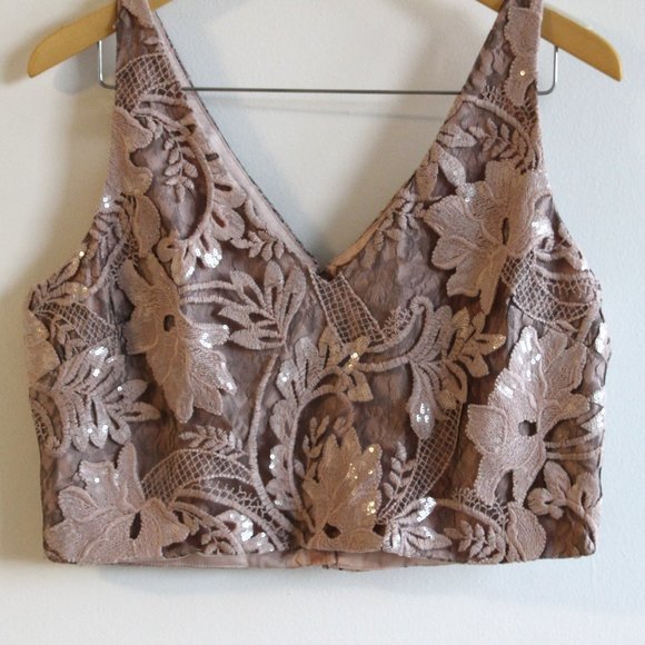 NWT Belle Badgley Mischka 2 Piece Evening Gown Set - Picture 4 of 16